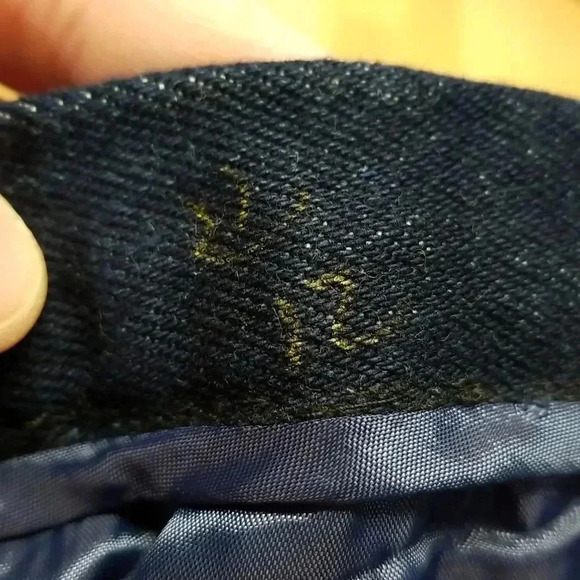 {Max Nugus} Vintage 90s Haute Couture Dark Wash Jeans - Picture 9 of 12